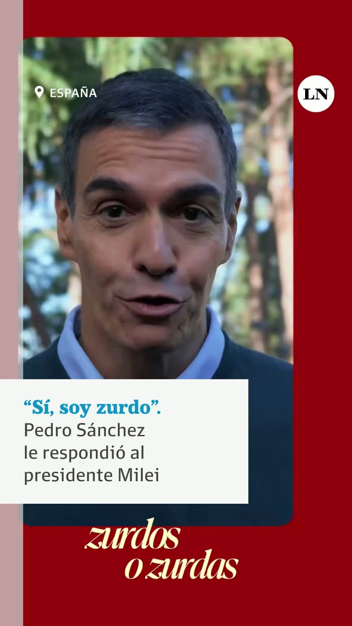 Pedro Sánchez, presidente de España: "Sí, soy zurdo"