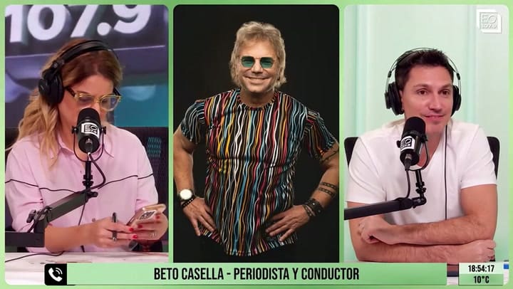 Beto Casella, sobre Edith Hermida: “Extraño a algunos muchachos, tipo el utilero, fogonazo... gente con la que sí tenía trato incluso fuera del canal. Pero después no”
