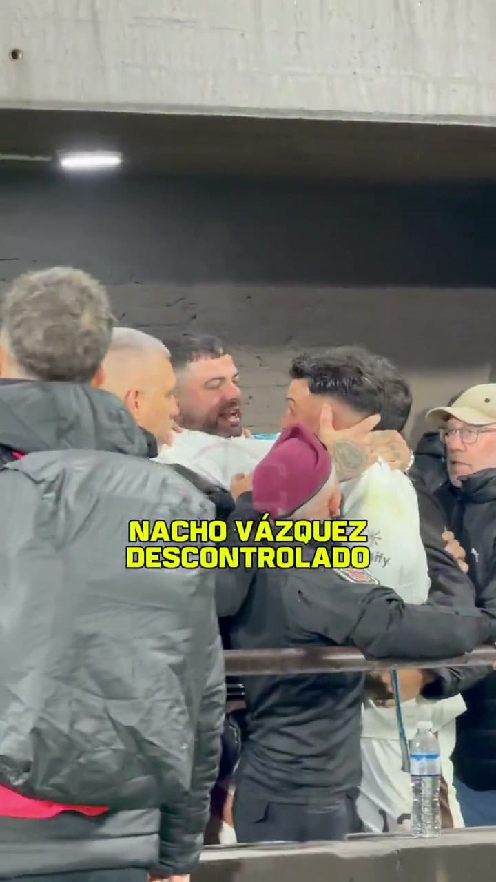Escándalo en Platense: el capitán se quiso meter a la platea a pelear y tuvieron que pararlo entre cuatro