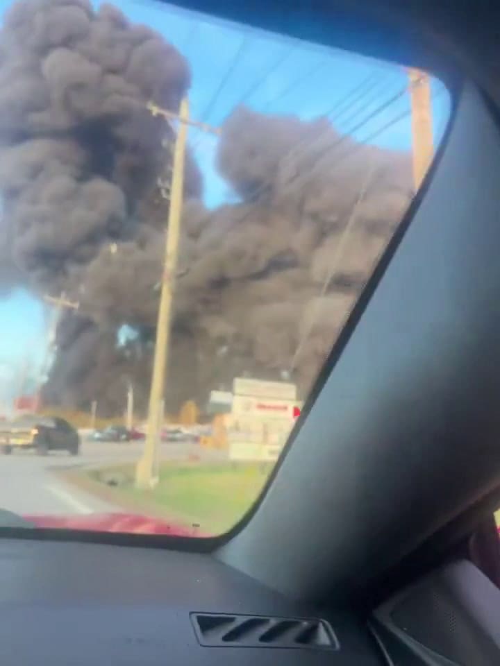 Explosión del avión