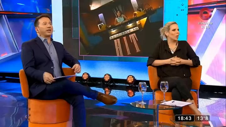 Vero Lozano contó cómo vive la cuarentena con el Corcho Rodríguez - Fuente: elnueve
