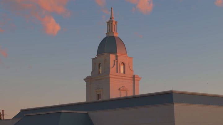 El templo mormón de Bahía Blanca