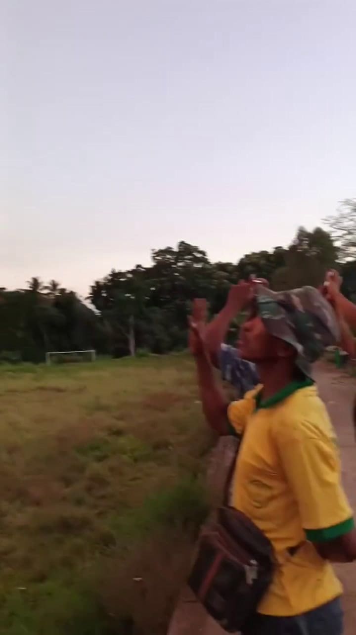 El volcán en erupción