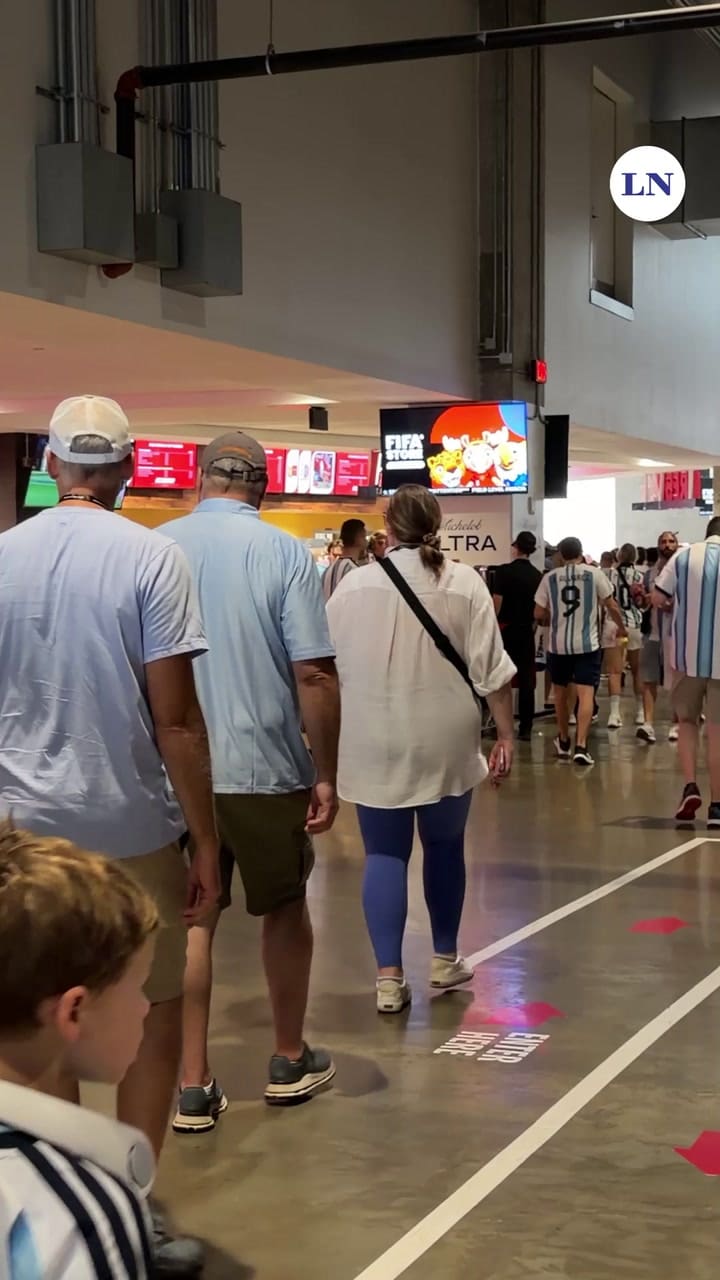 Así está el estadio a media hora del partido
