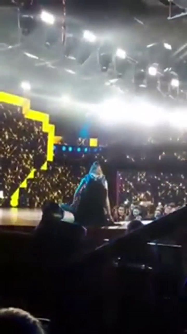 La caída de Natalia Oreiro en los Kids' Choice Awards Argentina - Fuente: YouTube