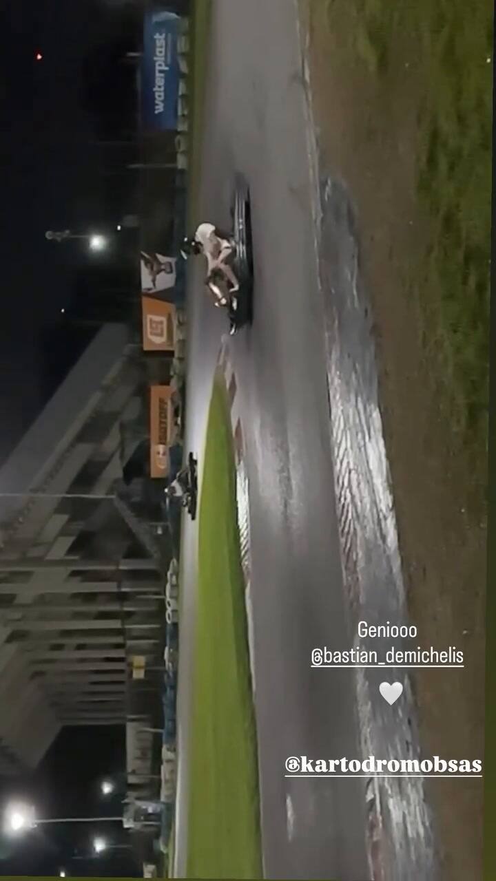 El video de Evangelina Anderson en el Kartodromo de Buenos Aires