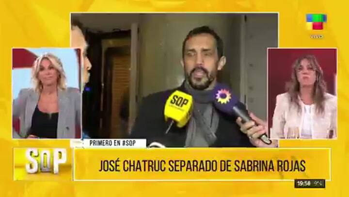 José Chatruc reveló por qué se separó de Sabrina Rojas - América TV