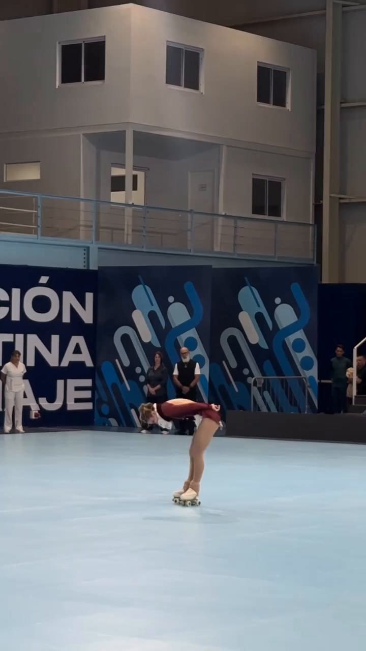 Delfina es una de las patinadoras más importantes del país