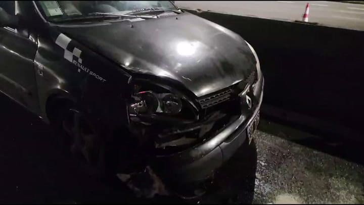 Así quedaron las motos tras el choque múltiple