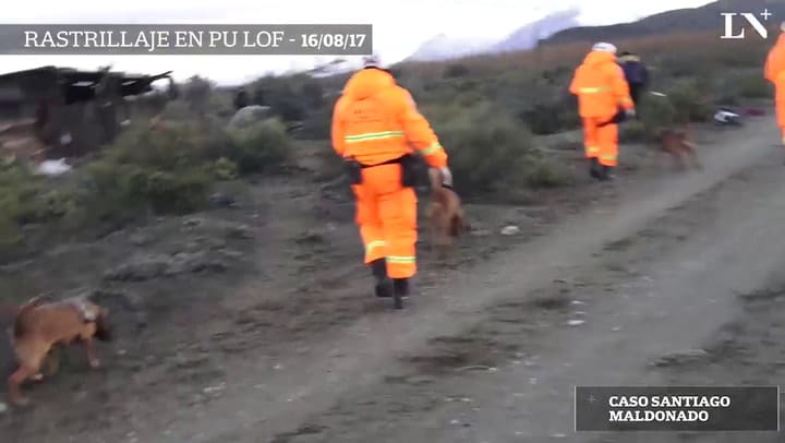Caso Santiago Maldonado: así fue el rastrillaje en Pu Lof el 16 de agosto de 2017