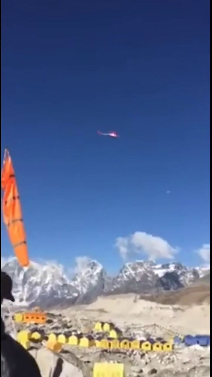 Así fue el rescate del cordobes Ricardo Birn en el Everest - Fuente: Facebook