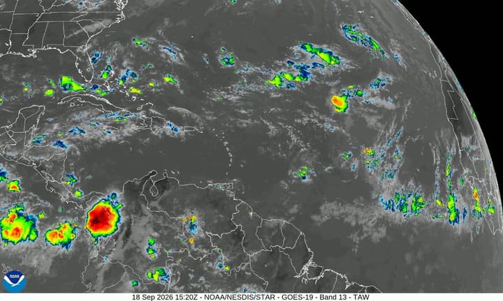 Se anticipa una alta probabilidad de tormentas eléctricas y lluvias intensas en el sur de Florida