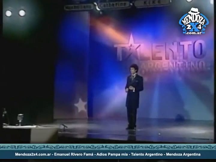 Emanuel Rivero Famá en Talento Argentino
