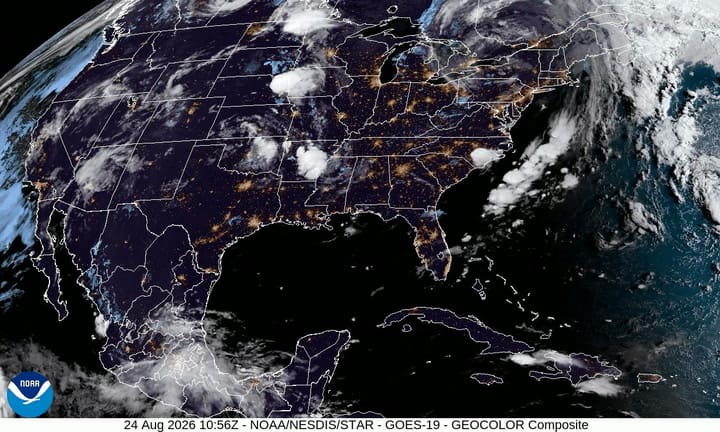 Satélite De La NOAA Hoy