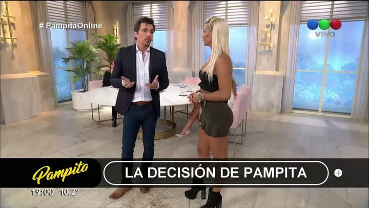 Así fue el comienzo de Pampita Online, tras la renuncia de Pampita - Fuente: Telefé