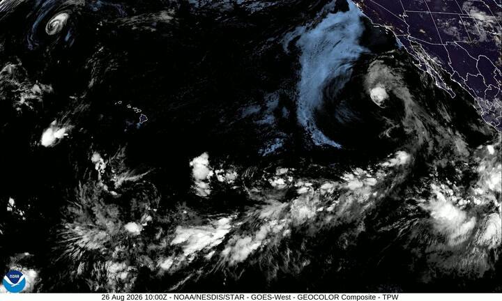 Sistemas Del Pacífico Vistos Desde El Satélite De La NOAA