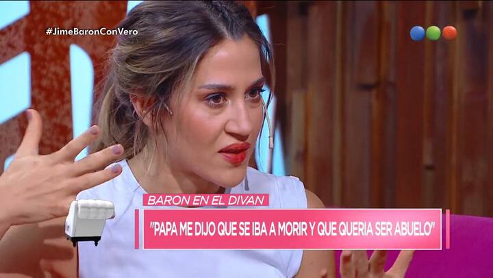 Jimena Barón se emocionó al recordar a su padre