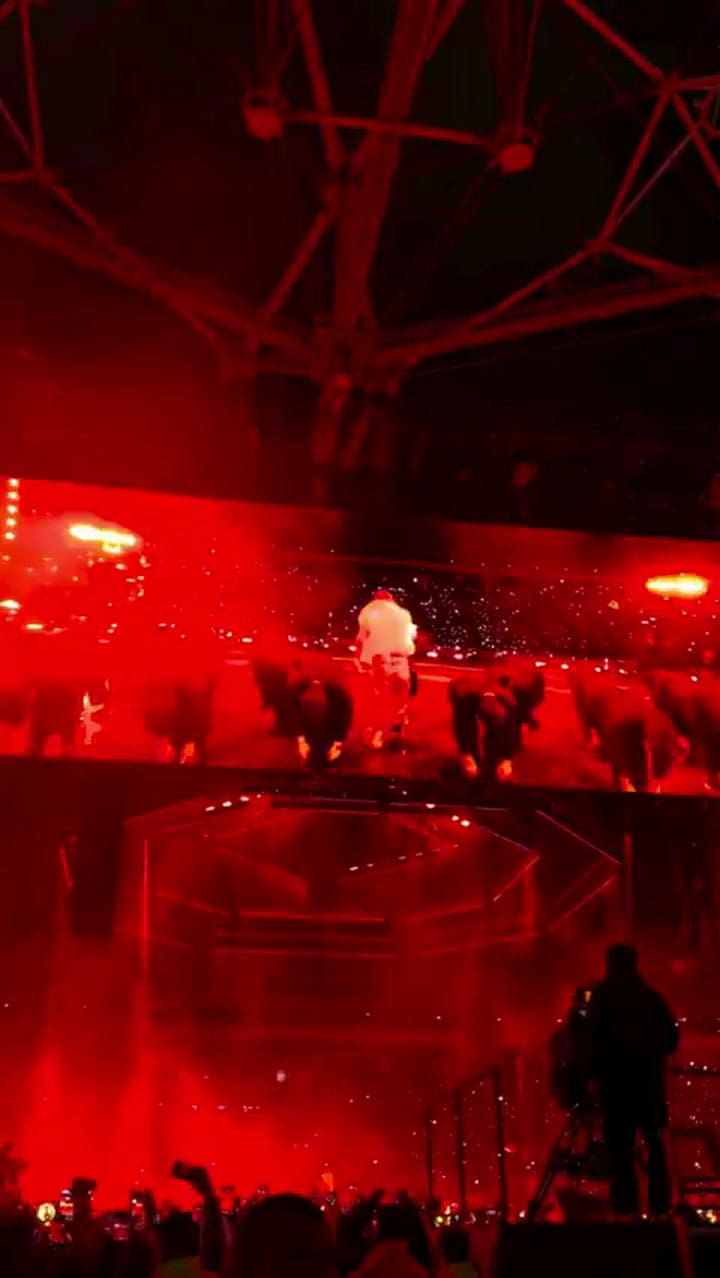 El comienzo del recital de BTS, desde otro ángulo