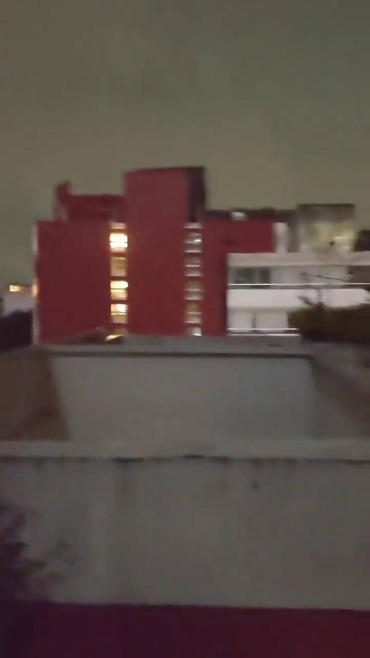 Así se percibió el sismo en la Ciudad de México esta noche