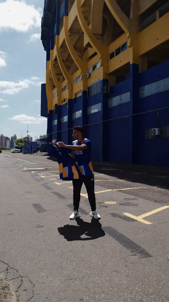 la nueva camiseta de Boca, en homenaje al barrio y a Caminito
