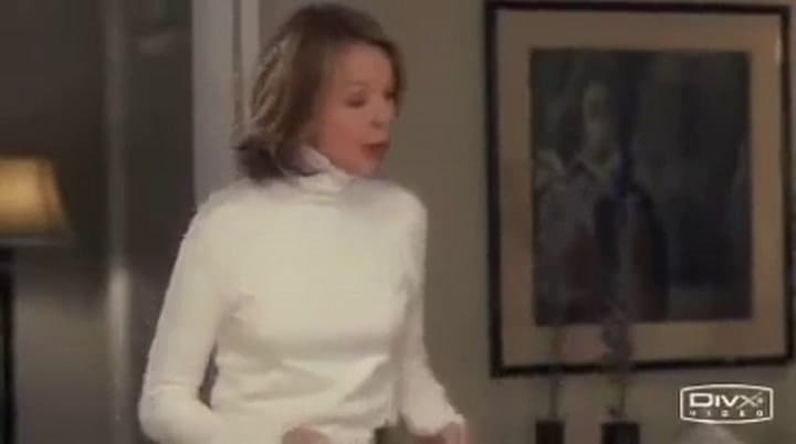 Diane Keaton y Jack Nicholson en Alguien tiene que ceder