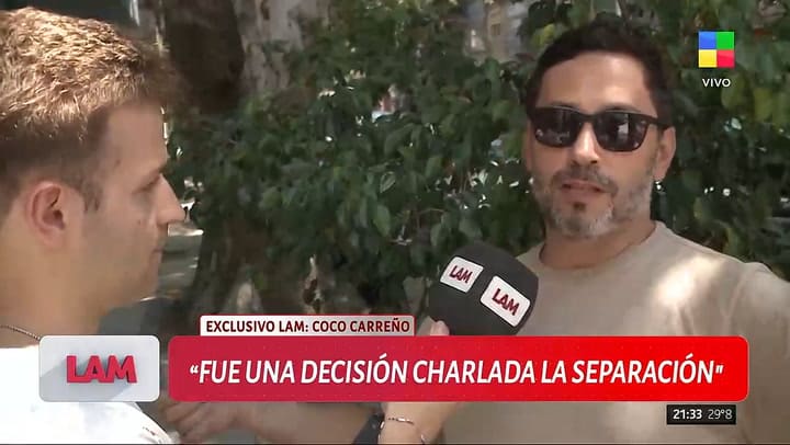 Coco Carreño confirmó su separación de Andrés Fabi tras nueve años juntos