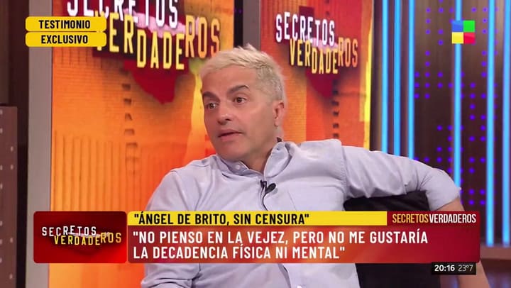 Ángel de Brito habló de su vida personal en televisión