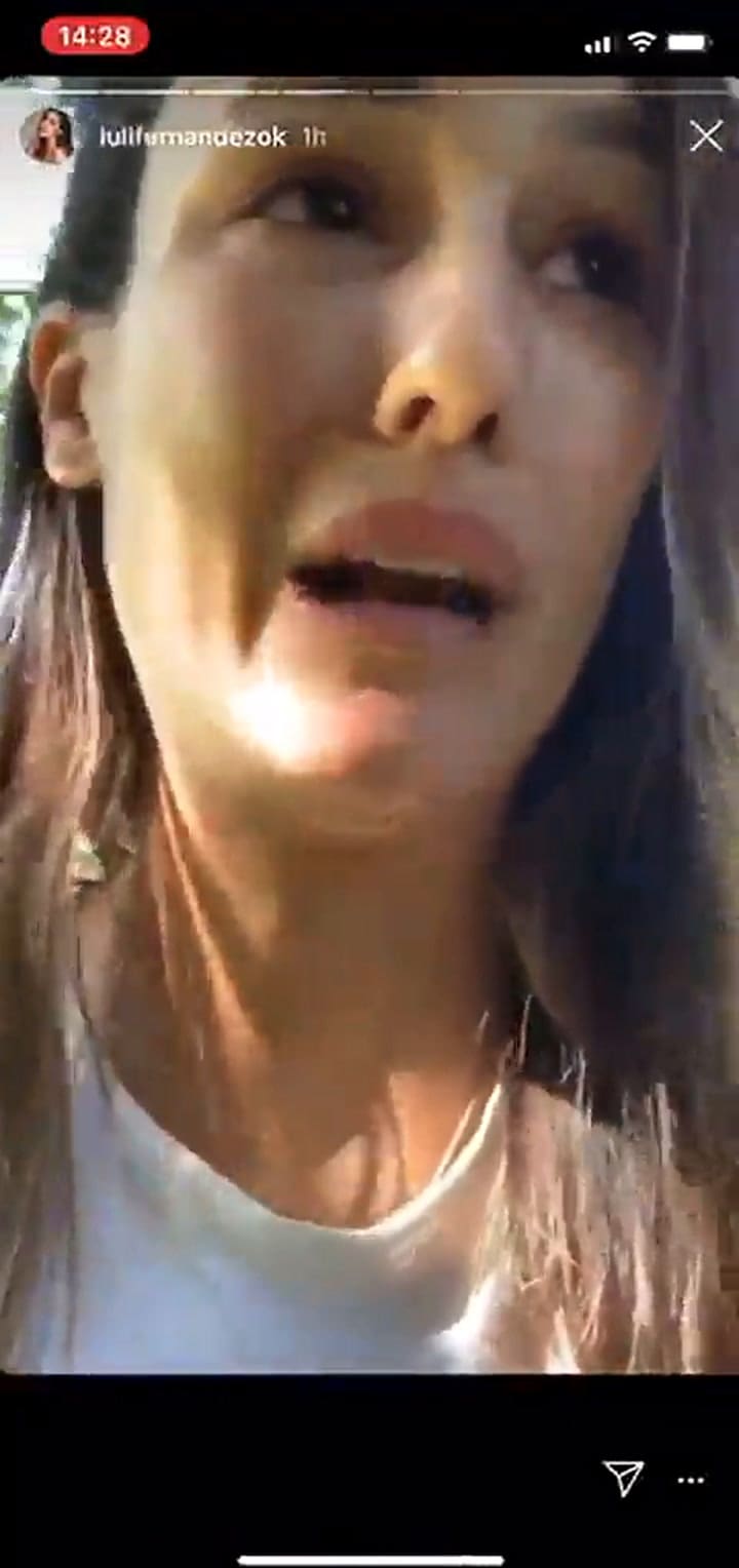 Luli Fernández compartió el angustiante momento en su Instagram