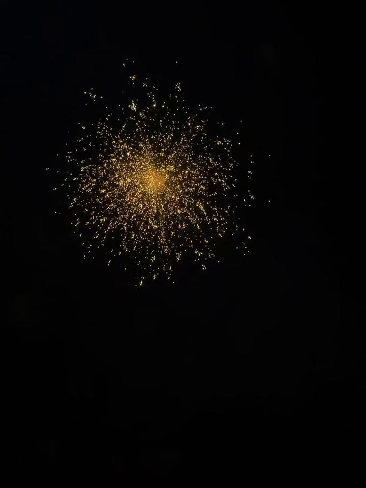 Todo terminó con un espectacular show de fuegos artificiales