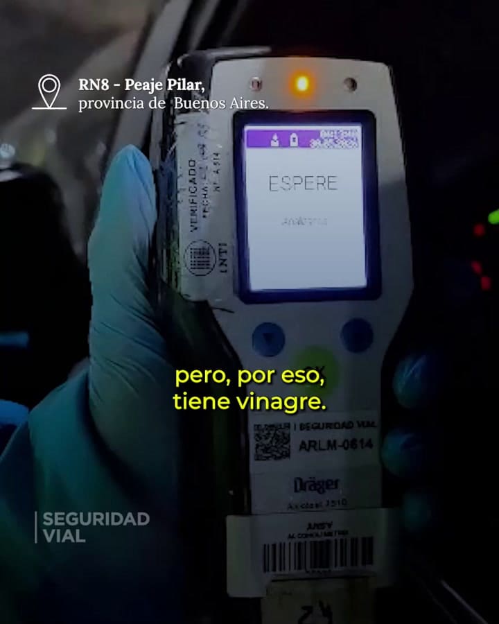 Las insólitas excusas de un joven tras dar positivo del alcoholemia
