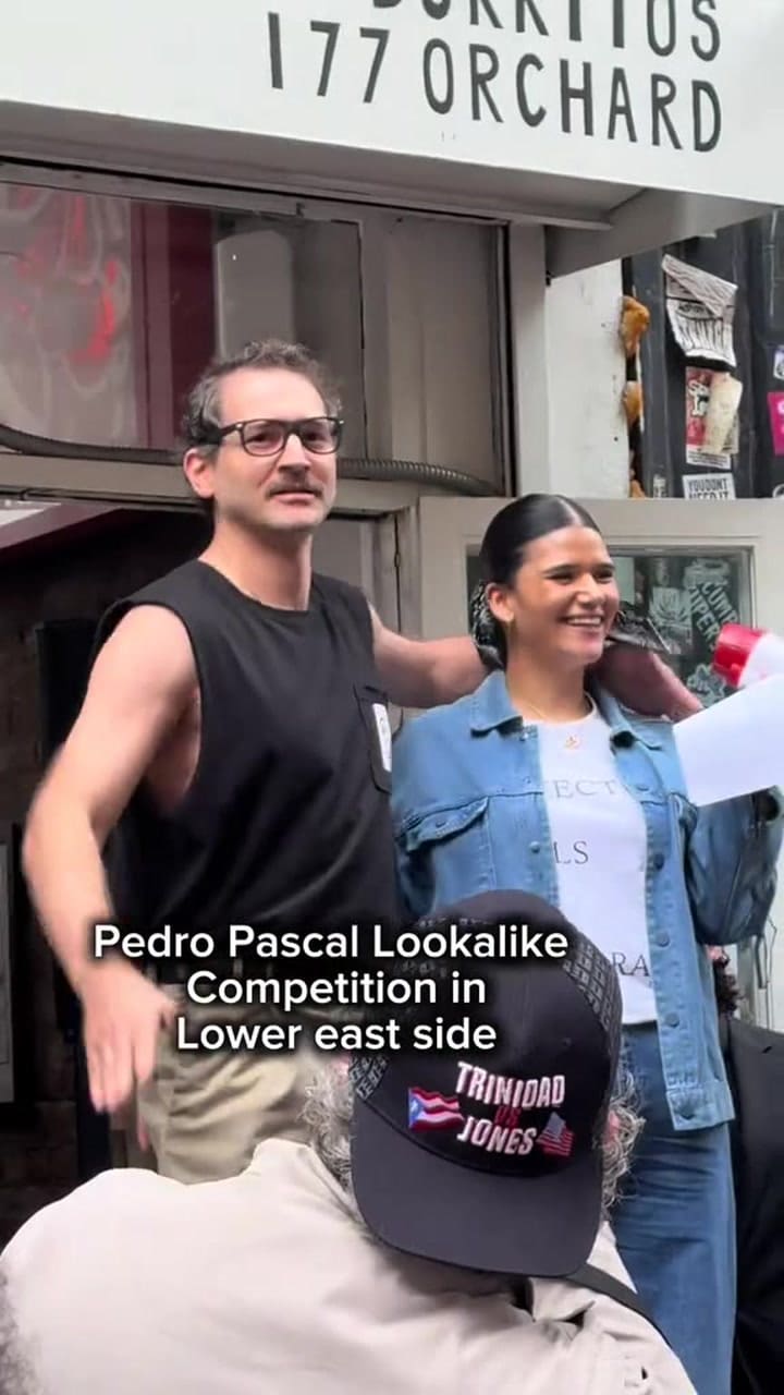 El concurso de parecidos de Pedro Pascal en Nueva York