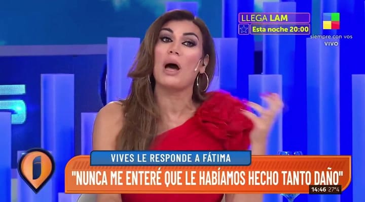 Fernanda Vives se defendió ante las acusaciones de Fátima Flórez