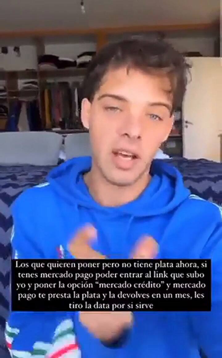 Santiago Maratea sugirió pedir un crédito para donar en su colecta