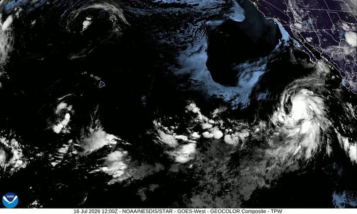 Satélite de la NOAA sobre Elida.mp4