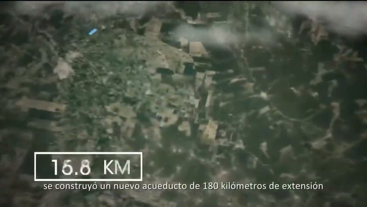 El presidente inauguró el acueducto Simbolar