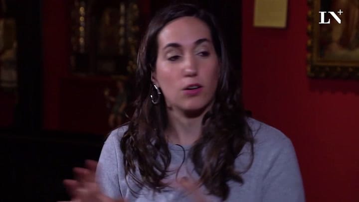 Camila Perochena, en Hablemos de otra cosa.