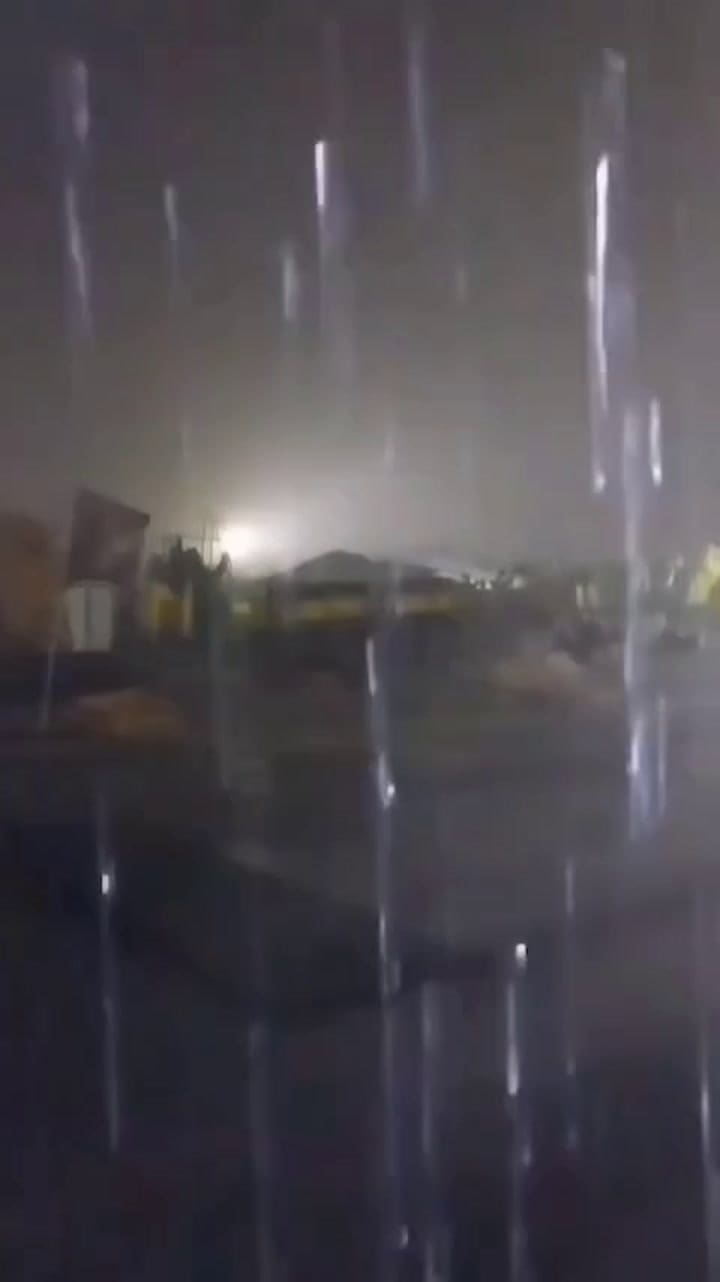 Así quedó el predio de Expoagro tras la tormenta I