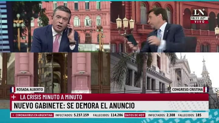 Eduardo Feinmann llamó a Majul en vivo