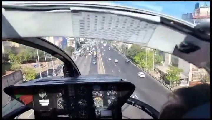 Choque en Autopista 25 de Mayo