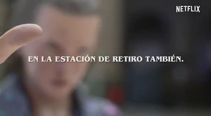 De Once a Retiro, pasando por el Upside Down. ¿Ya te cruzaste con Eleven?. Fuente: Twitter