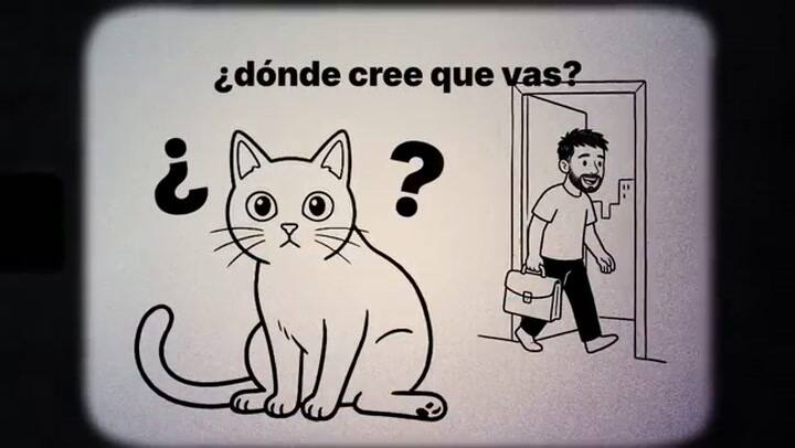 Carlos Gutiérrez, veterinario, sobre lo que les pasa a los gatos cuando se quedan solos en casa