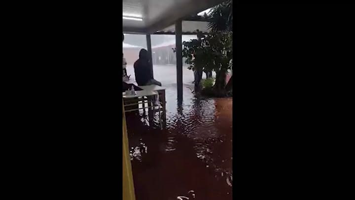 Lluvias en Misiones durante domingo de elecciones