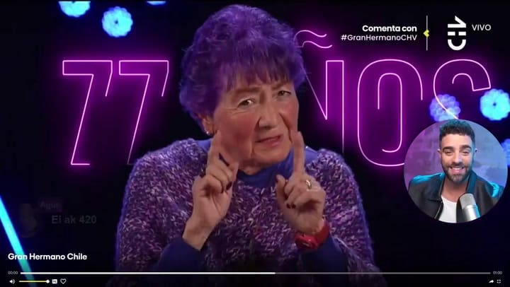 Mónica tiene 77 años e ingresó a Gran Hermano Chile