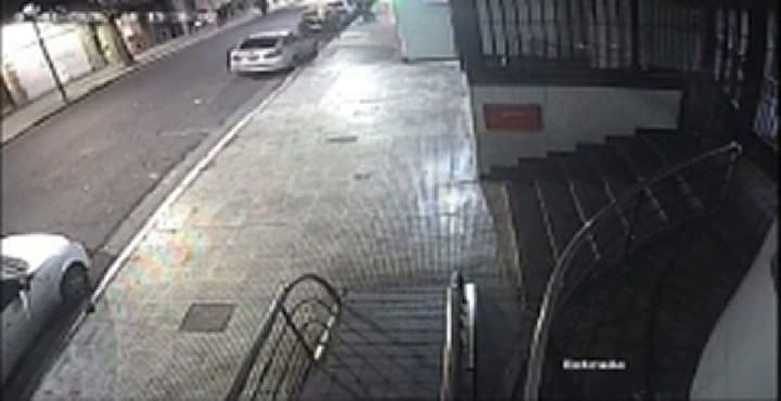 Los destrozos durante la marcha por Santiago Maldonado