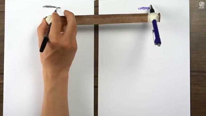 La increíble técnica con que un artista pinta a Messi y CR7