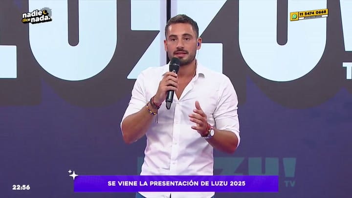 El palito de Nico Occhiato durante la presentación de la grilla 2025