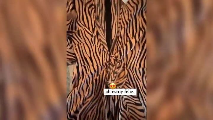 Jimena Barón tuvo que regalar una prenda por un motivo particular