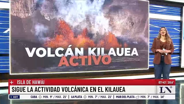 Una nueva erupcion del volcan Kilauea