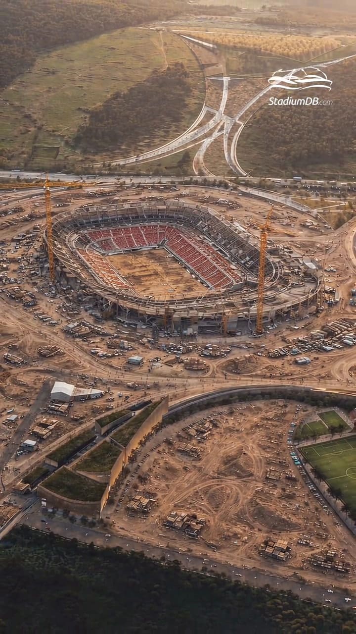 Evolución del estadio Hassan II