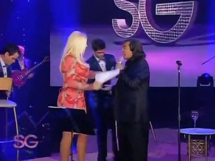 En el programa de Susana Giménez, en 2010